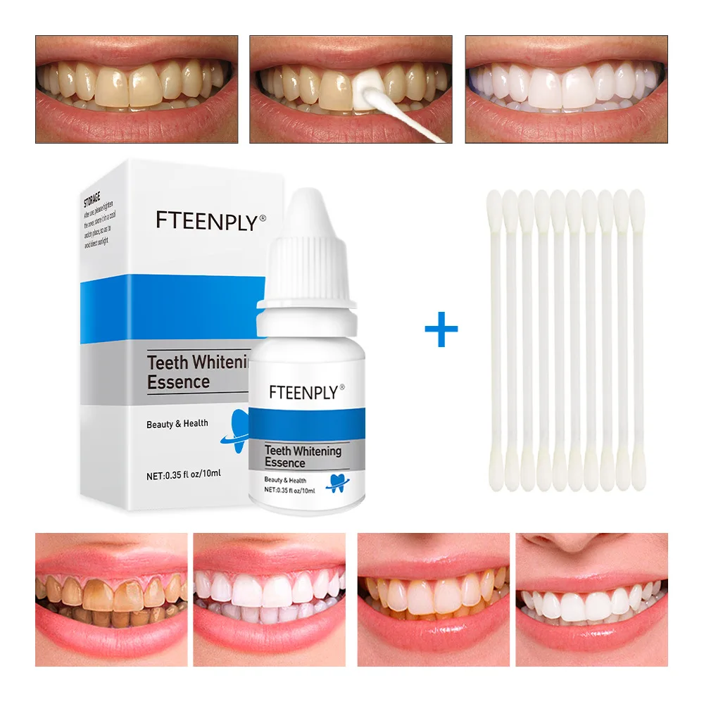 Teeth Whitening Results - FTEENPLY Teeth Whitening Essence Powder Oral