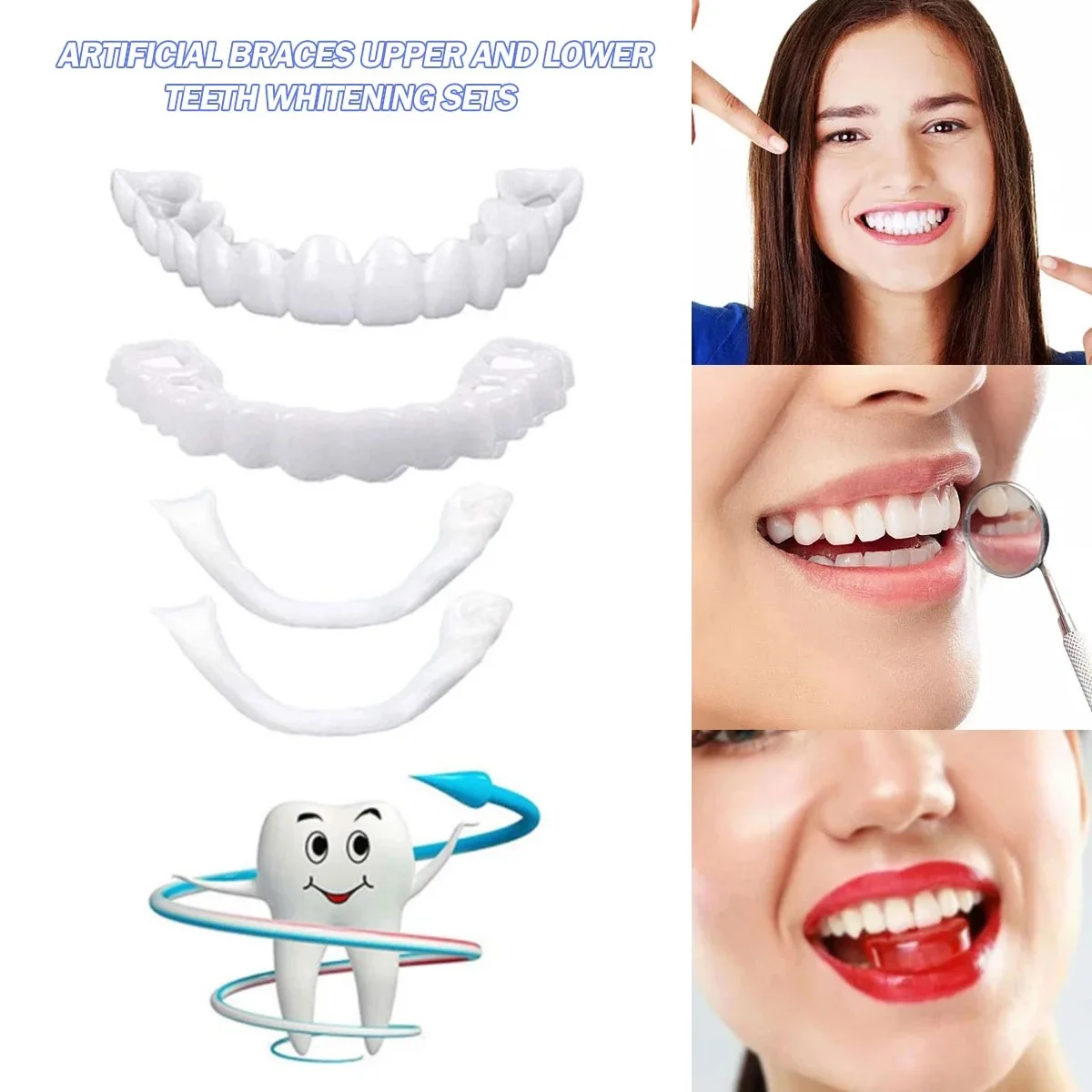 Teeth Whitening Veneers - Teeth Veneers Whitening Dentures Braces Temporary