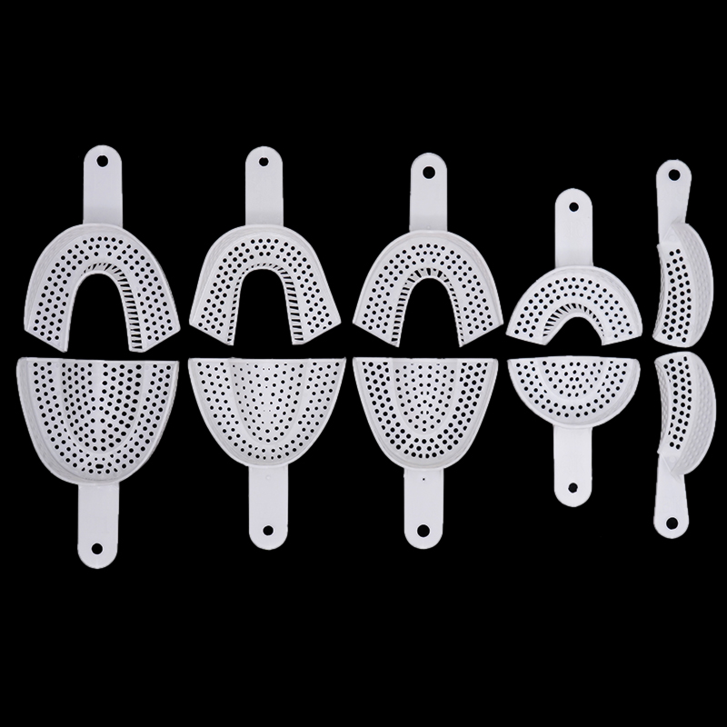 Teeth Whitening Trays - 1pair Disposable Dental Impression Tray Plastic