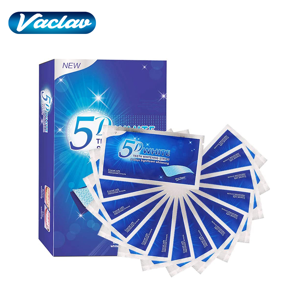 Teeth Whitening Results - 5D White Teeth Whitening Strip Whitening