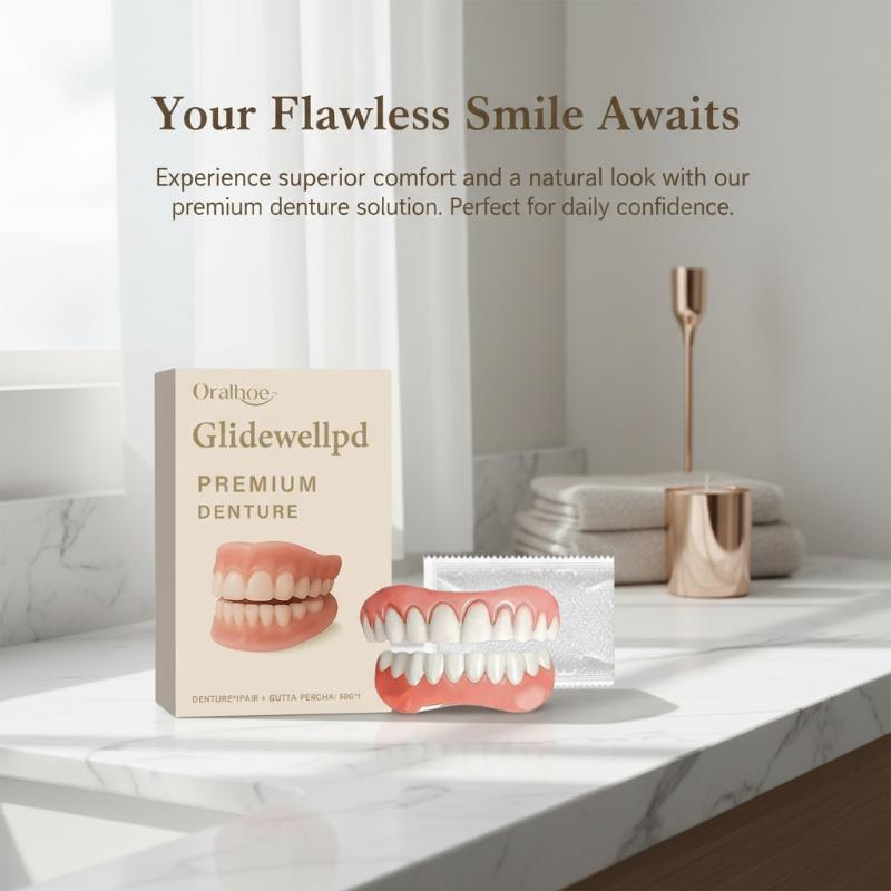 1 Set Full Denture Fake Teeth  - огляд і ціна Teeth Whitening Veneers