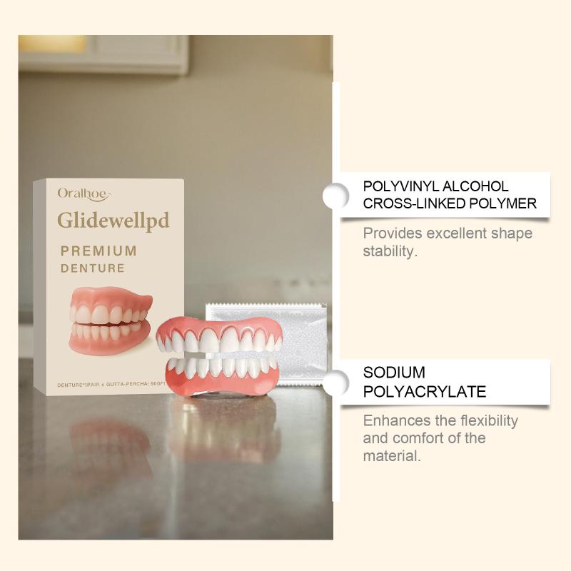 1 Set Full Denture Fake Teeth  - огляд і ціна Teeth Whitening Veneers