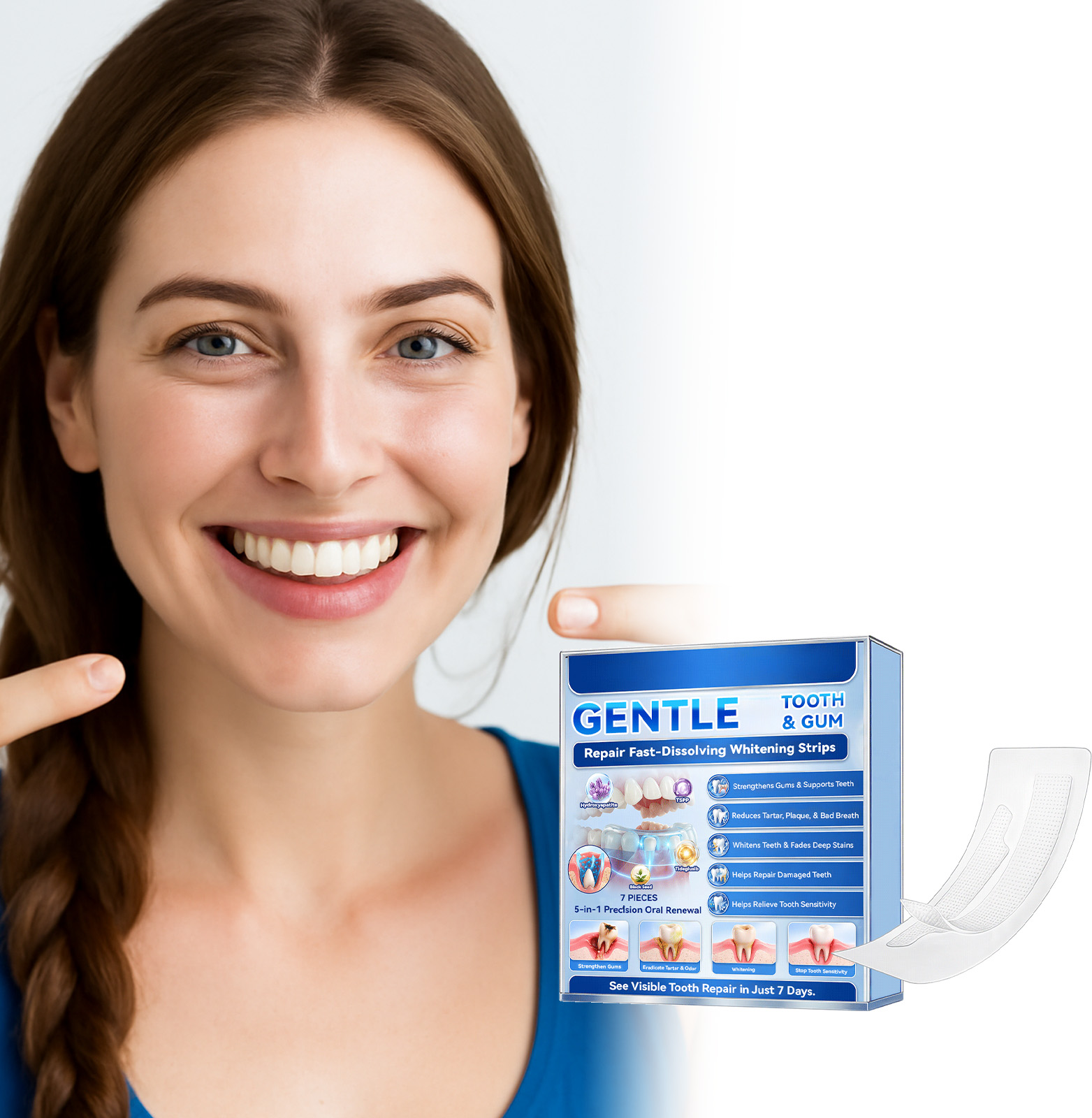 Teeth Whitening Strips Fast Re - огляд і ціна Teeth Whitening Results