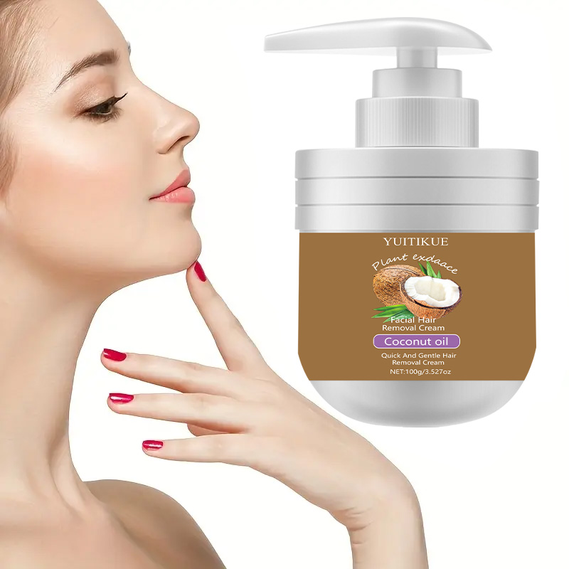 Facial Hair Removal Cream 100g - огляд і ціна Coconut Oil Pull