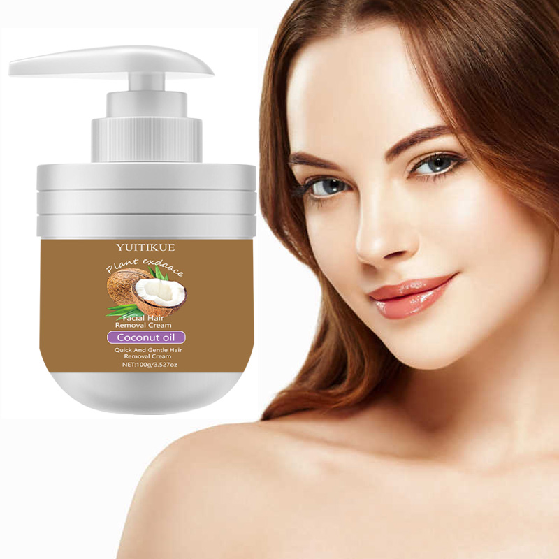 Facial Hair Removal Cream 100g - огляд і ціна Coconut Oil Pull