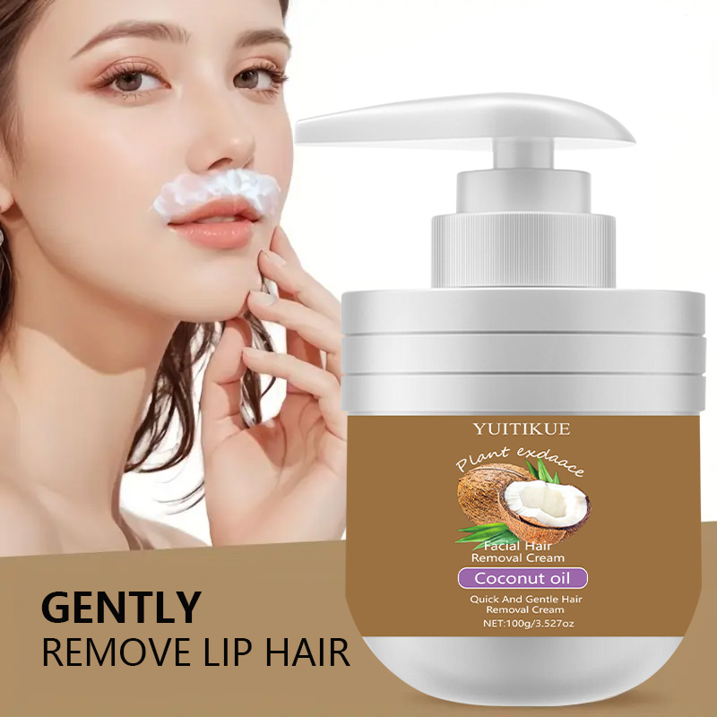 Facial Hair Removal Cream 100g - огляд і ціна Coconut Oil Pull
