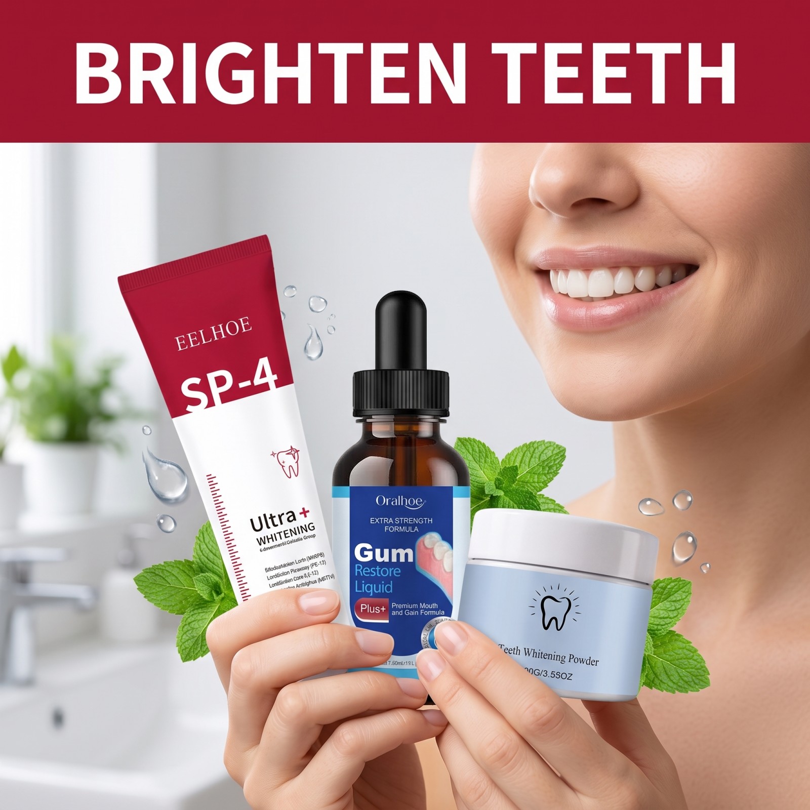 Oral Care Combo Set Whitening  - огляд і ціна Teeth Whitening Results