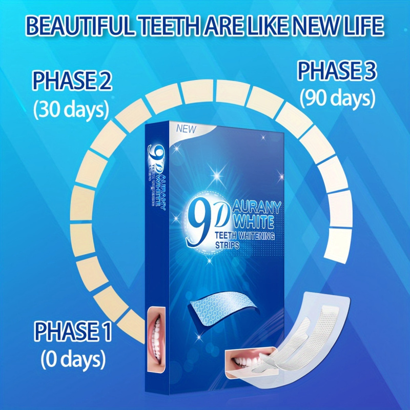 21 Pairs of 9D Aurany White Te - огляд і ціна Teeth Whitening Results