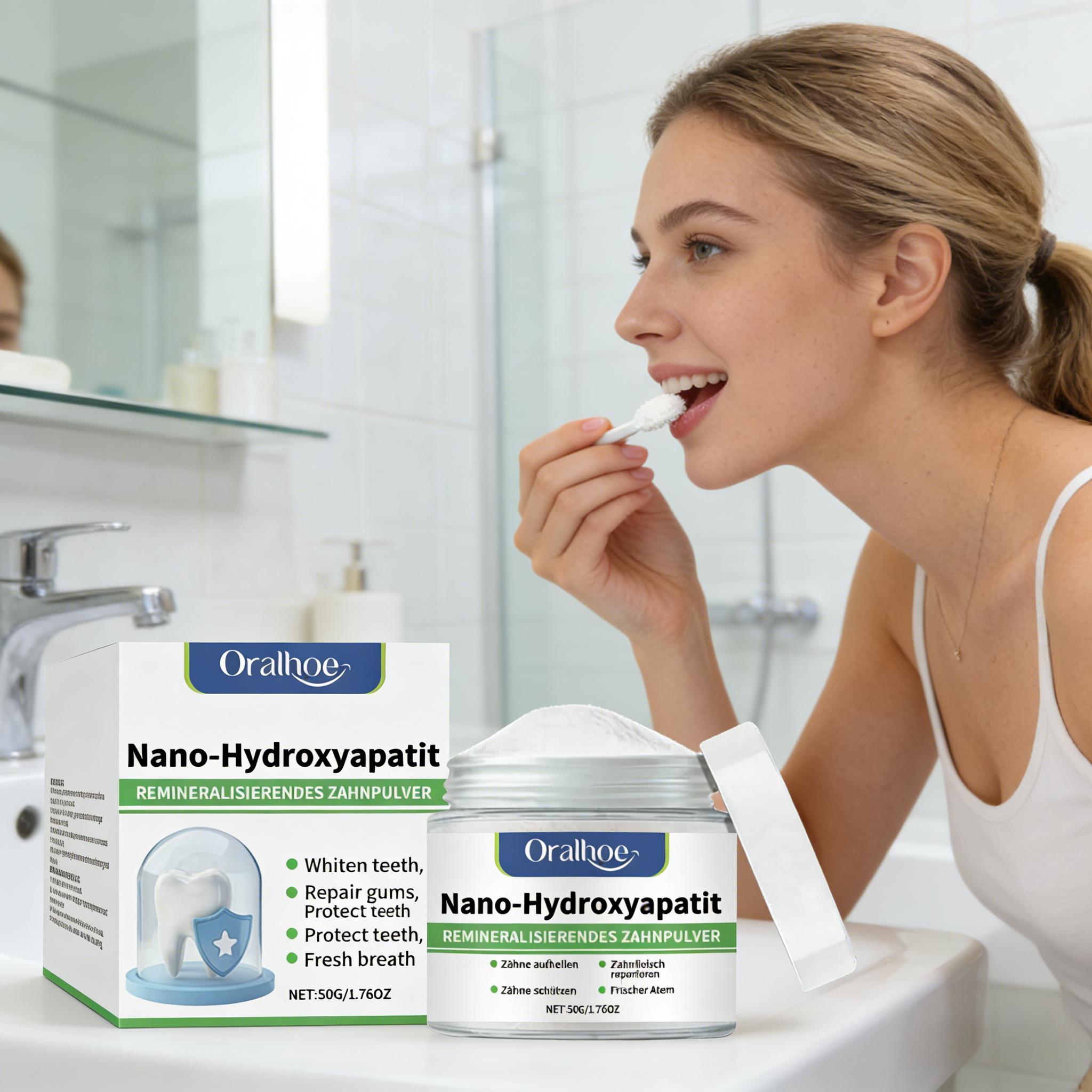 Oralhoe Whitening Tooth Powder - огляд і ціна Teeth Whitening Results