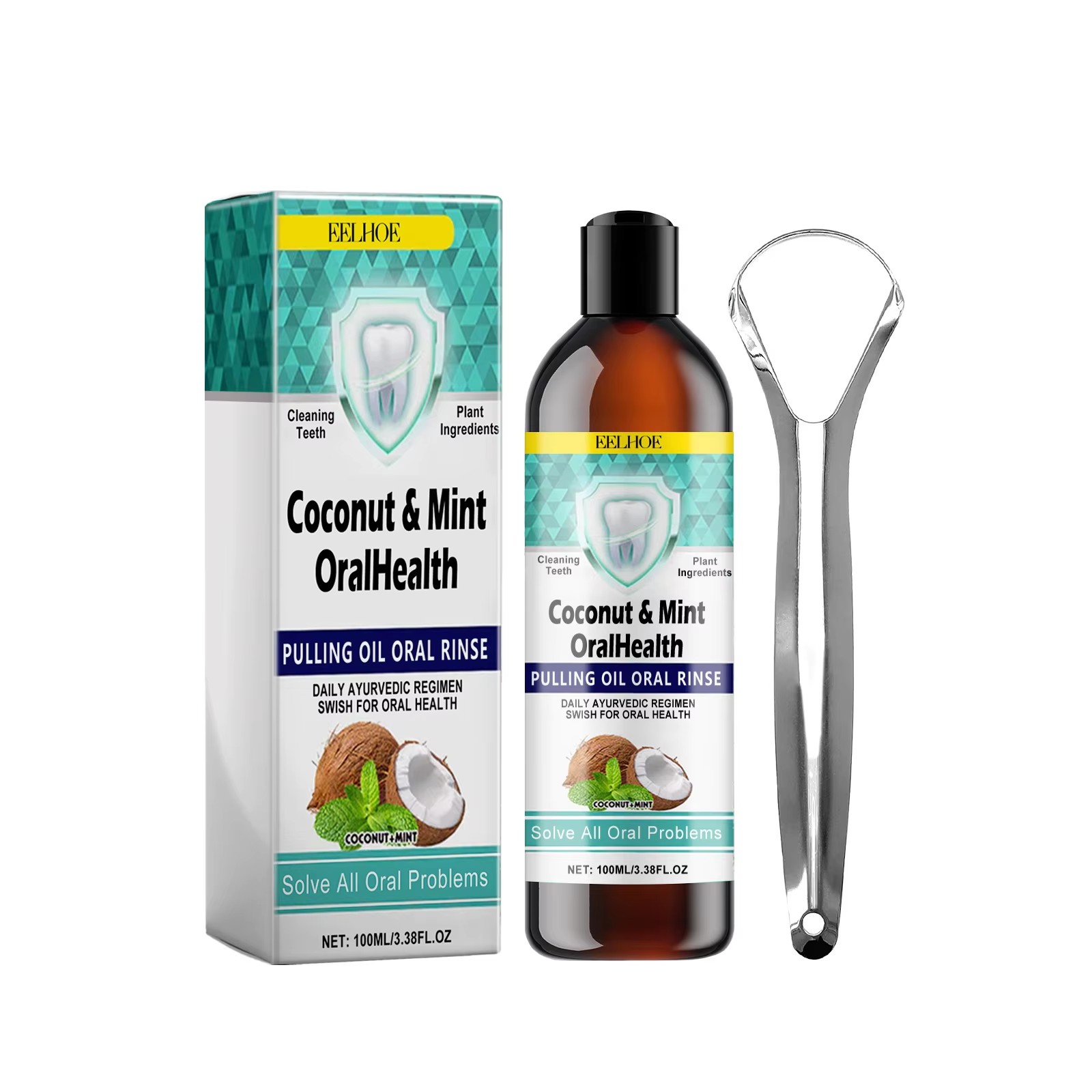 EELHOE Mint Coconut Oil Pullin - огляд і ціна Coconut Oil Pull
