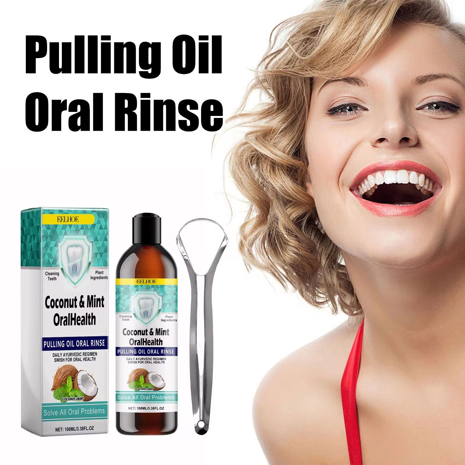 EELHOE Mint Coconut Oil Pullin - огляд і ціна Coconut Oil Pull