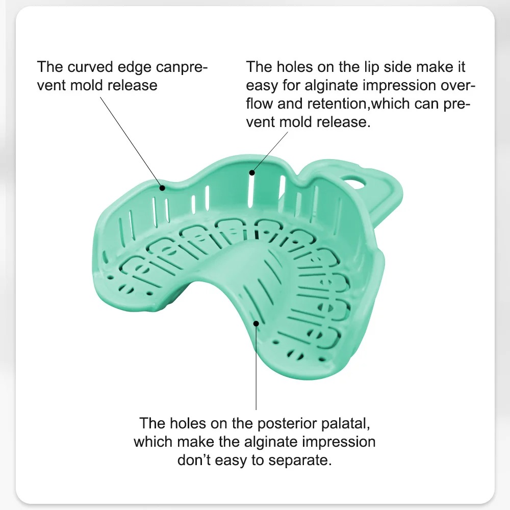 6pcs Dental Implant Tray Green - огляд і ціна Teeth Whitening Trays