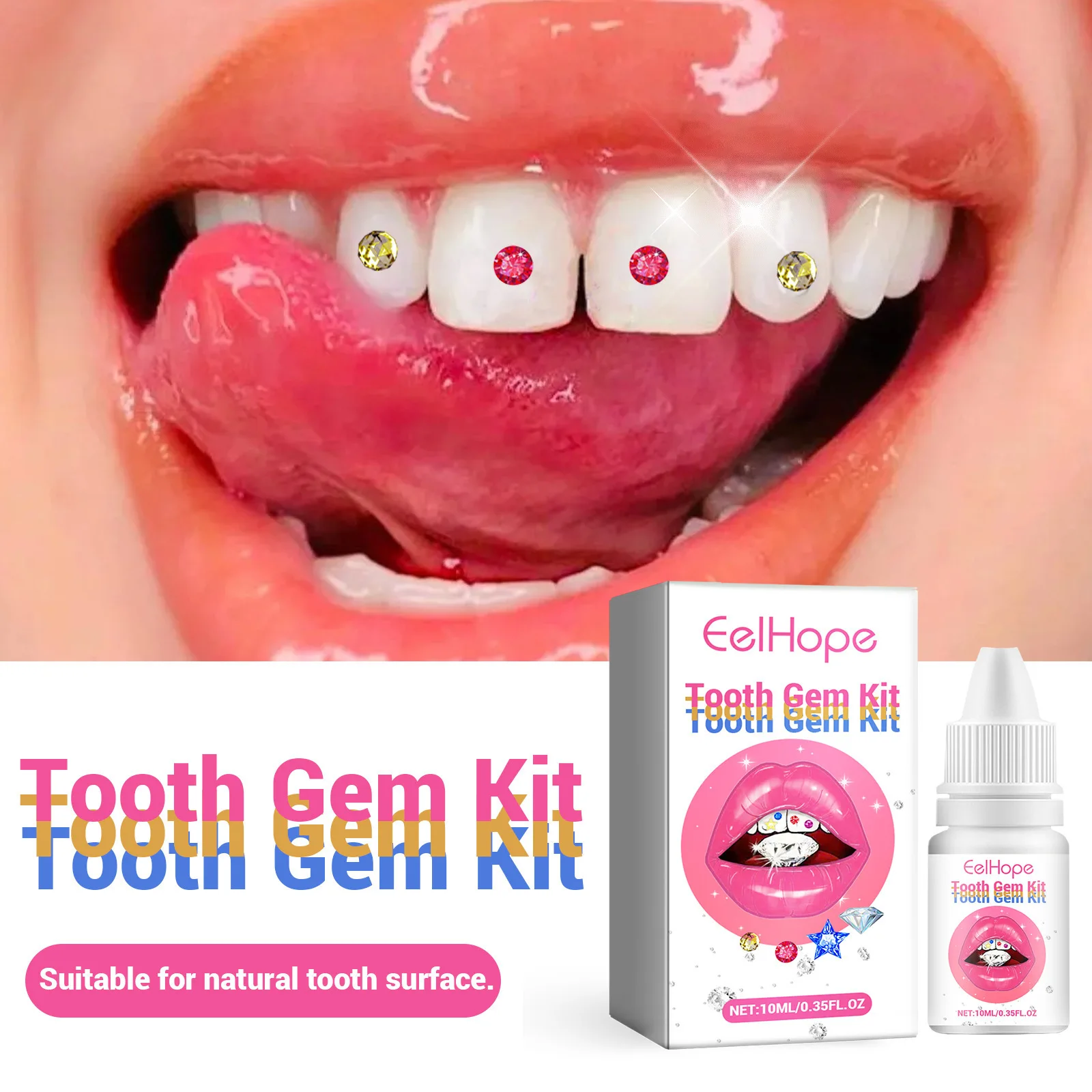 Tooth Jewelry Kit DIY Clear Pr - огляд і ціна Teeth Whitening Usa