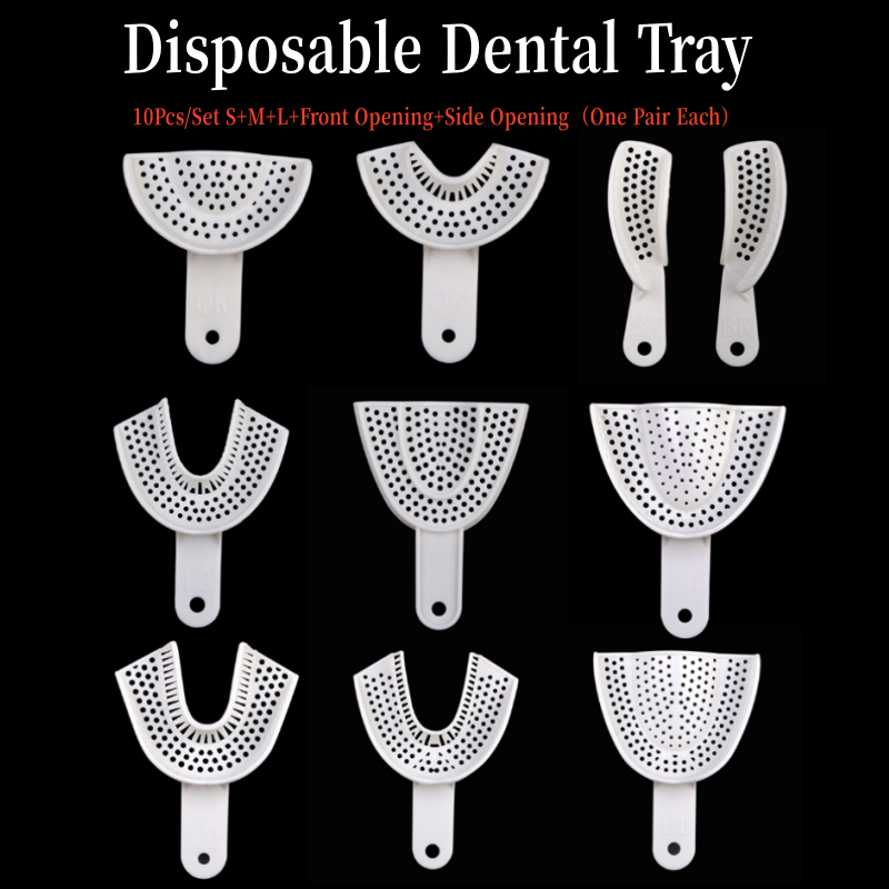 10Pcs Dental Impression Plasti - огляд і ціна Teeth Whitening Trays