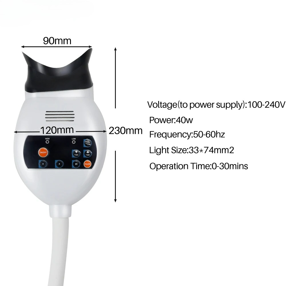 Adjustable 3 Colors LED Teeth  - огляд і ціна Teeth Whitening Accelerator
