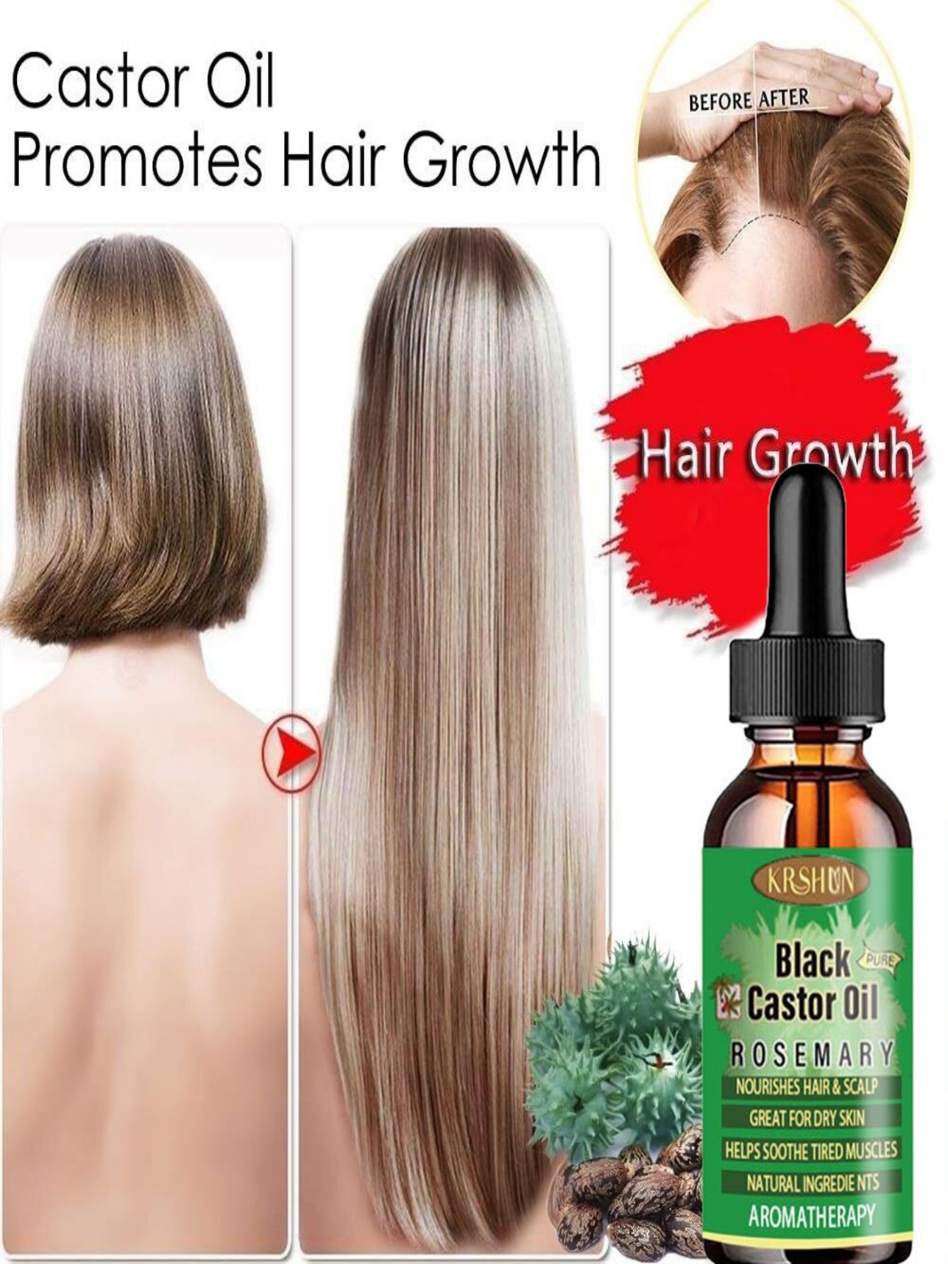 Black Castor Oil Nourishes Hai - огляд і ціна Coconut Oil Pull