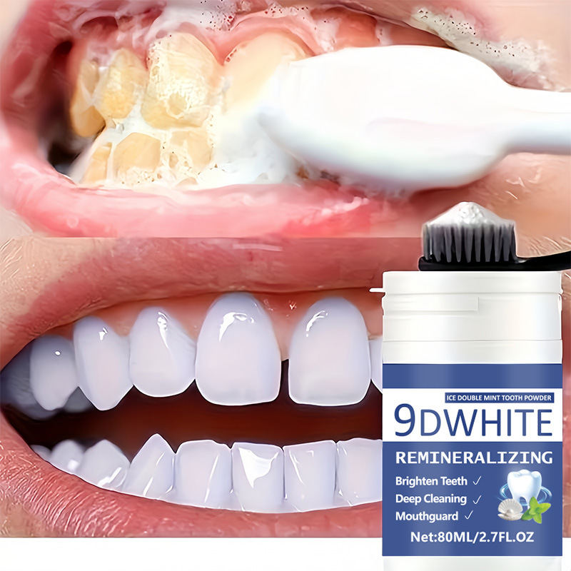 9D Purple Teeth Whitening Powd - огляд і ціна Teeth Whitening Usa
