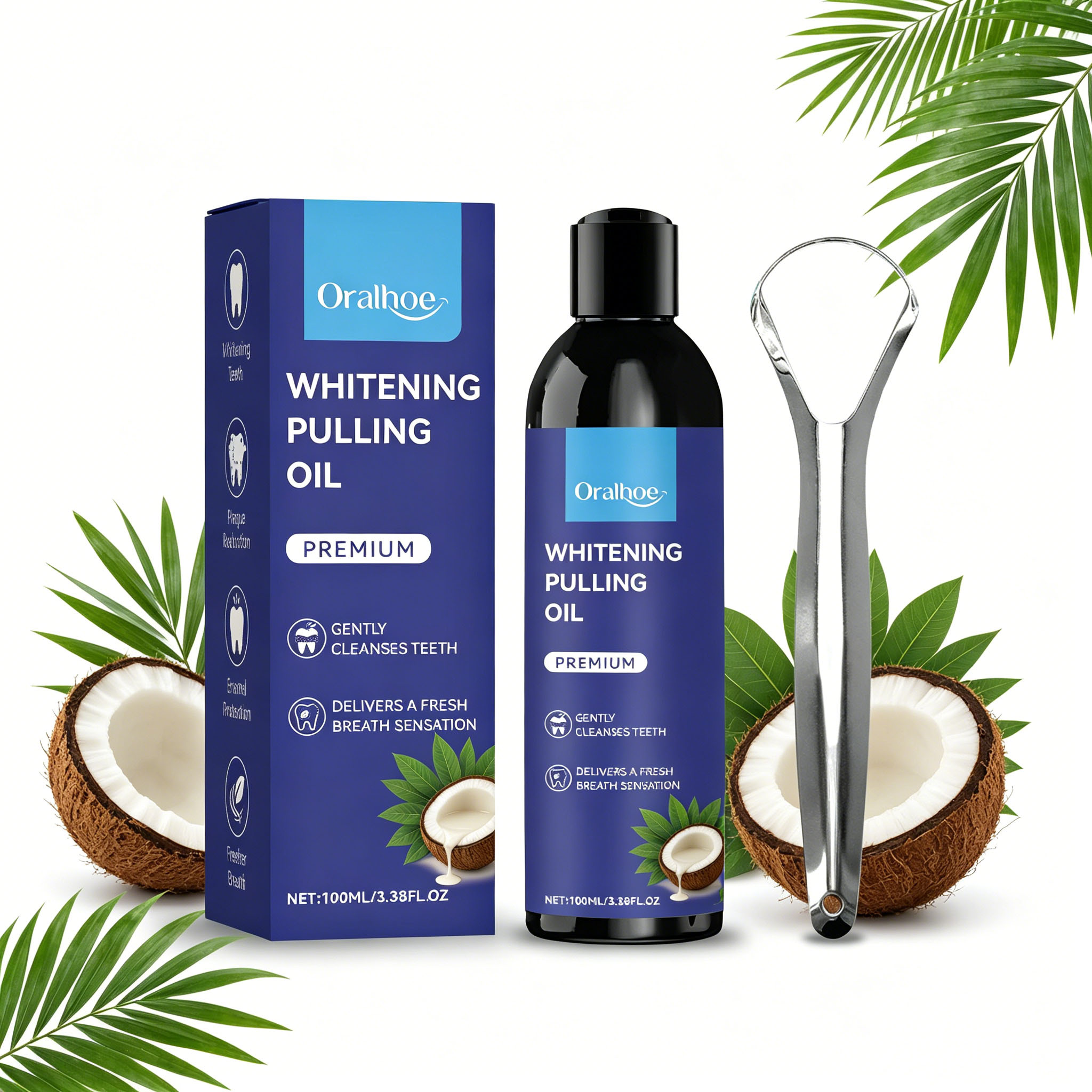 Coconut Minty Oil Pulling Mout - огляд і ціна Coconut Oil Pull