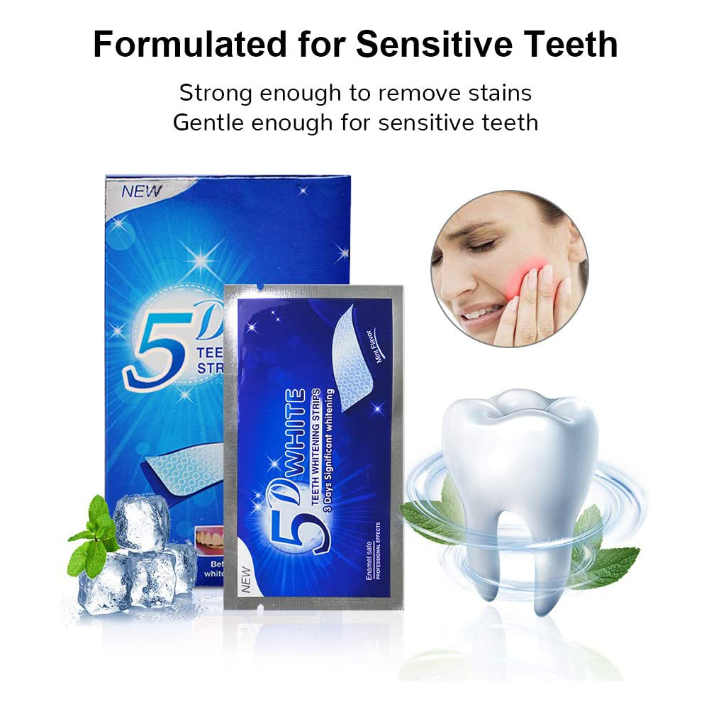 5D White Teeth Whitening Strip - огляд і ціна Teeth Whitening Results